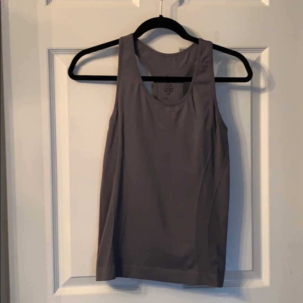Dark grey work out tank